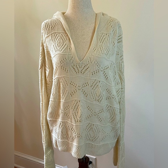 Cupcakes & Cashmere Knit Lounge Set Hoodie + Shorts XL NWT